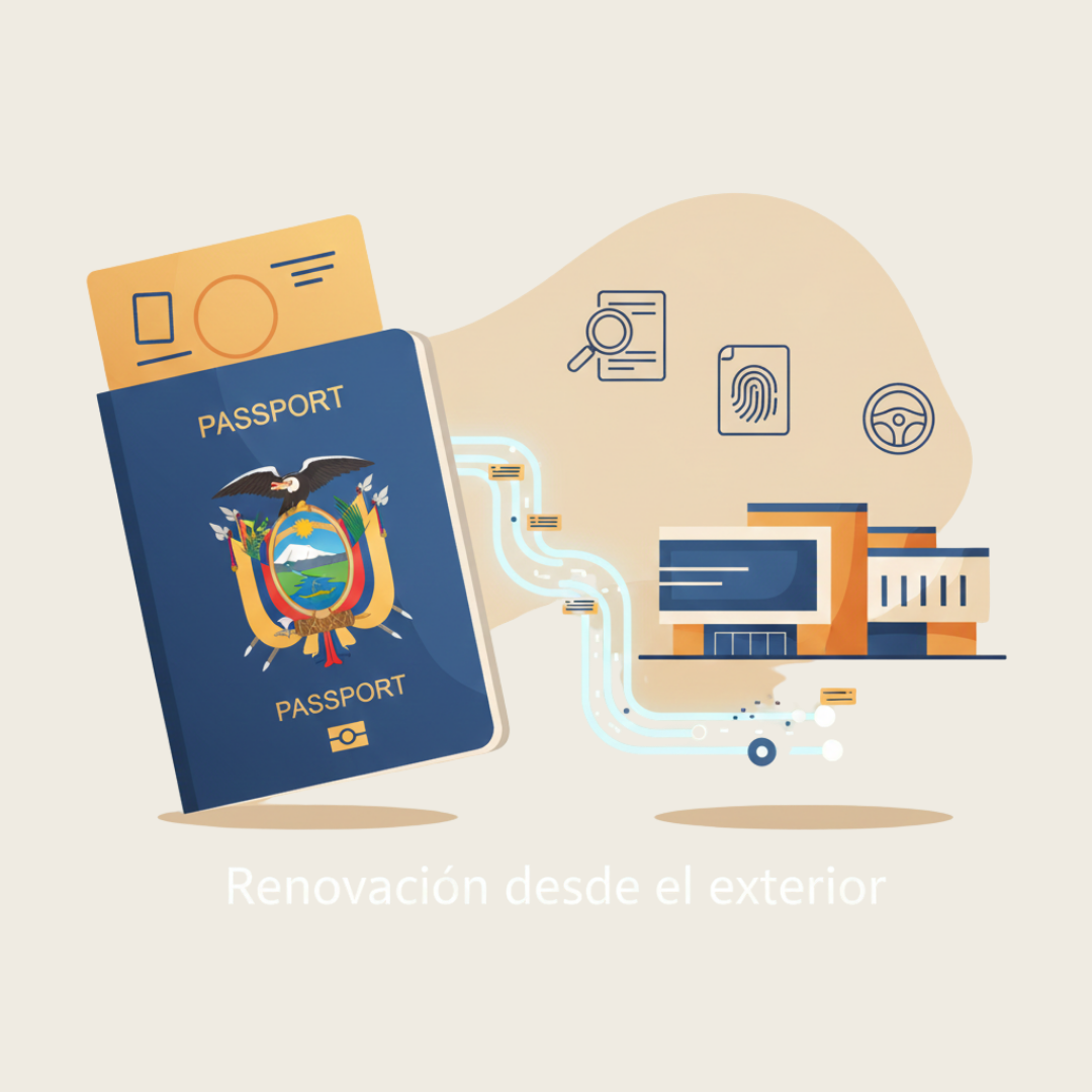 Consulado Ecuador renovación licencia