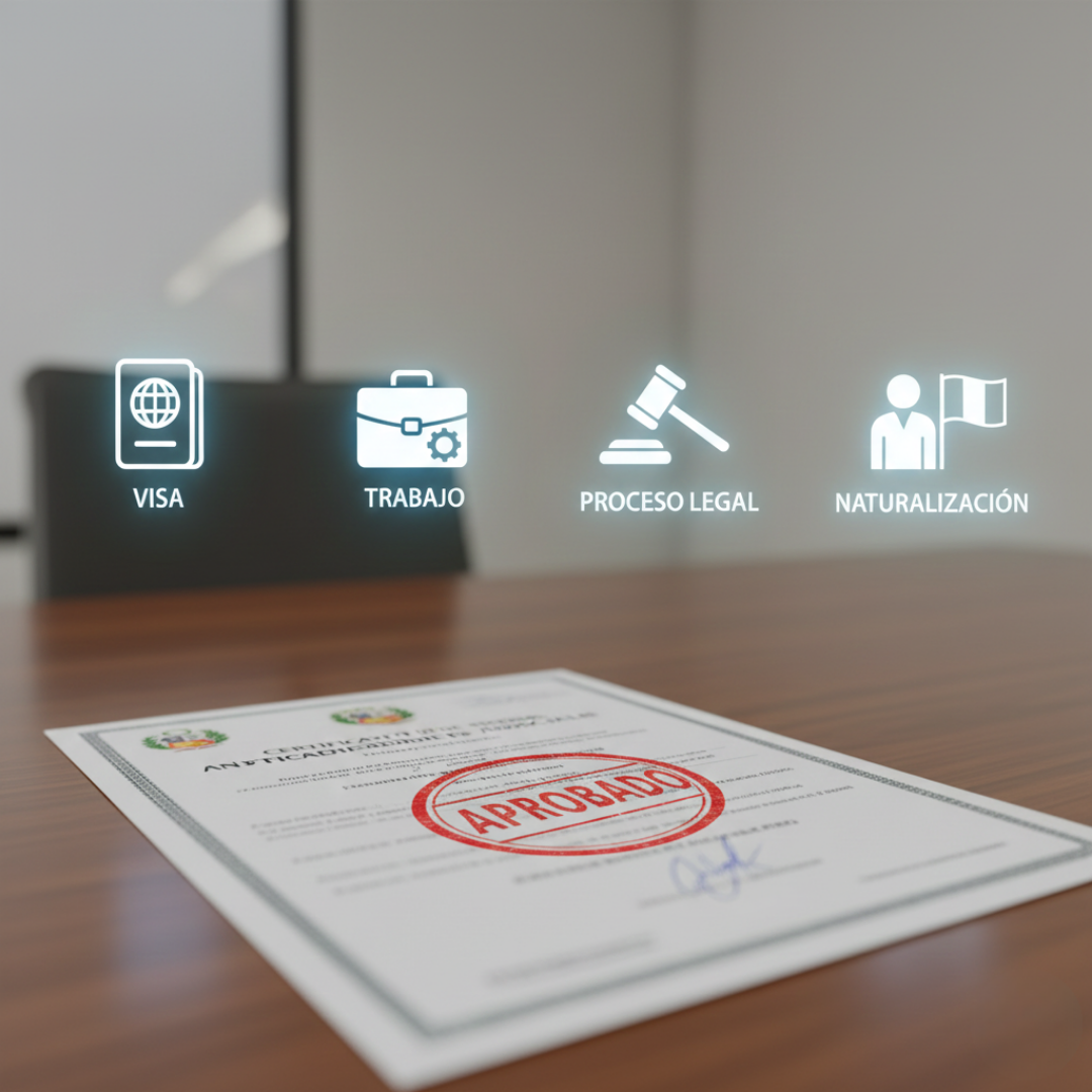 Certificado de antecedentes penales Perú - ejemplo