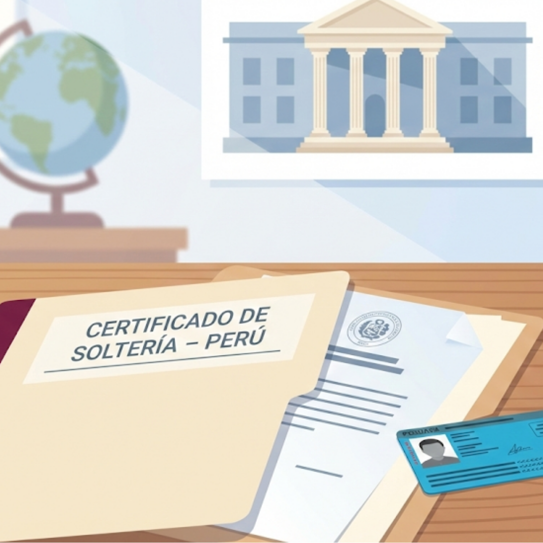 Certificado de Soltería Perú